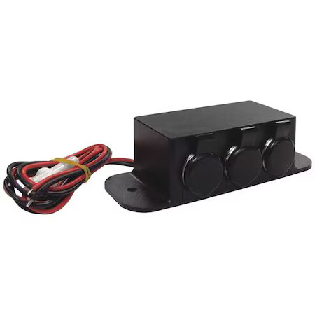 Hamsar 3Vte6 Multisocket, 3 Outlet, Hardwired