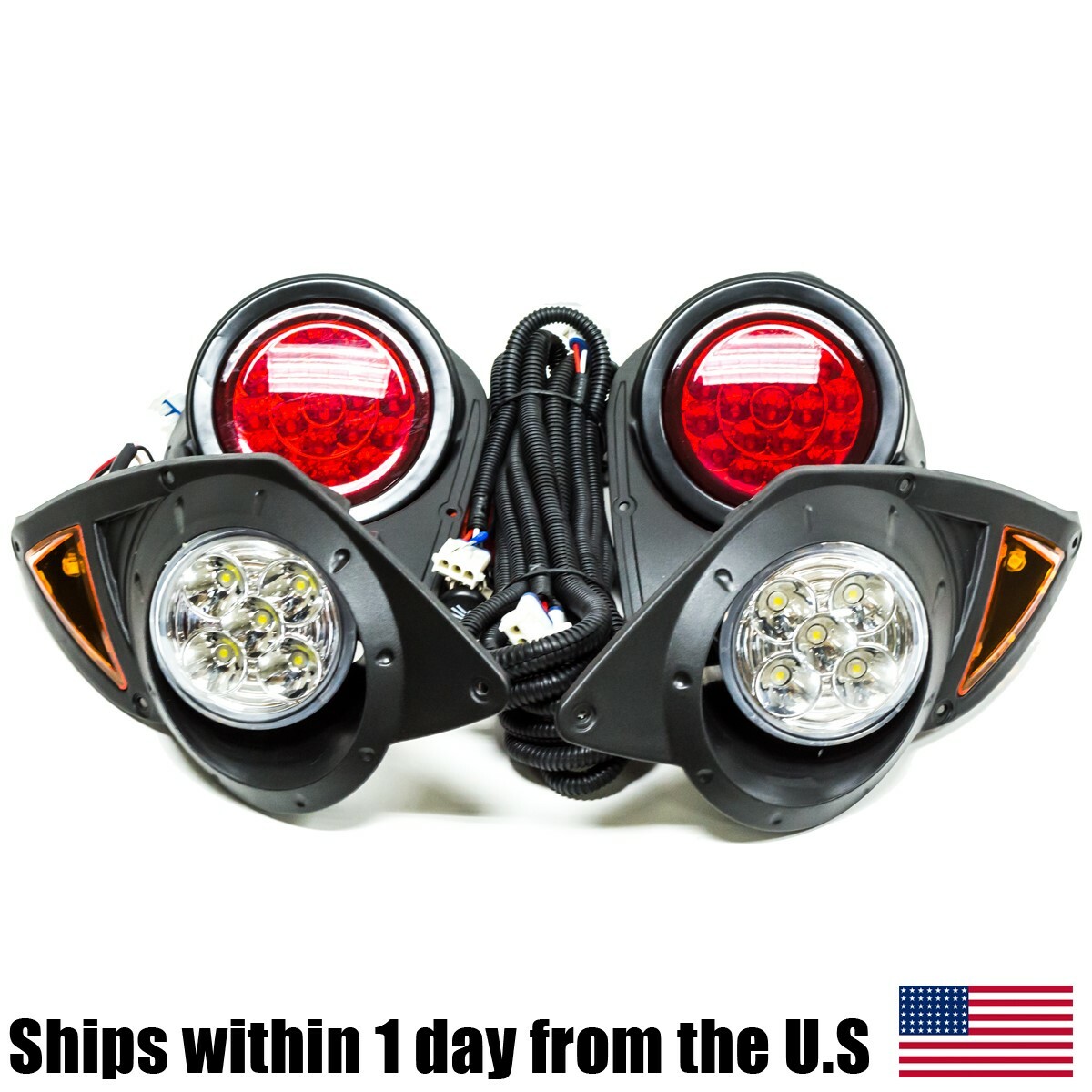 ALL LED Light Kit for Yamaha Drive G29 Golf Cart 2007-UP