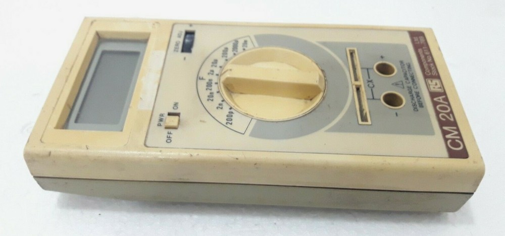 RS DIGITAL CAPACITANCE METER MODEL CM20A