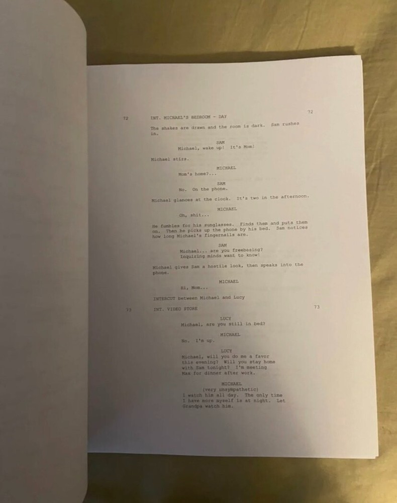 Lost Boys Horror Movie Script Reprint Full Screenplay unsigned