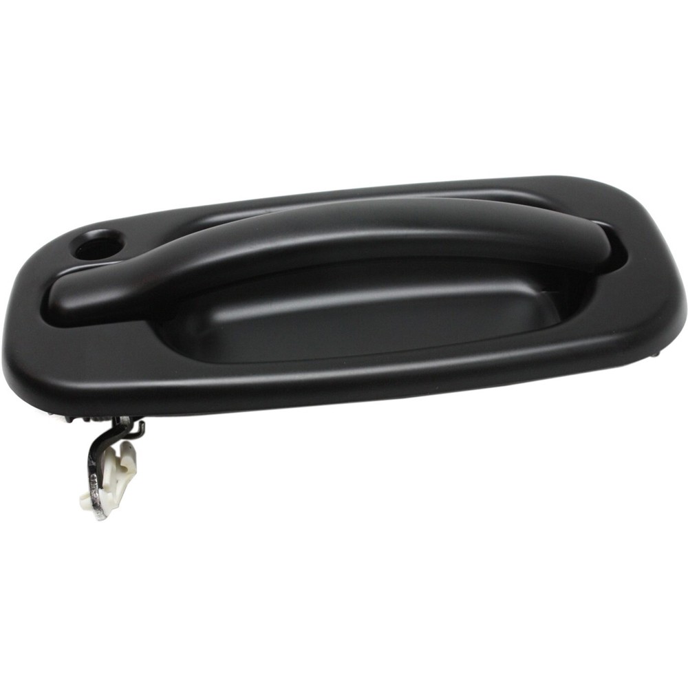 Door Handle Set For 1999-2006 Chevy Silverado 1500 Smooth Black Front Outer 2Pc