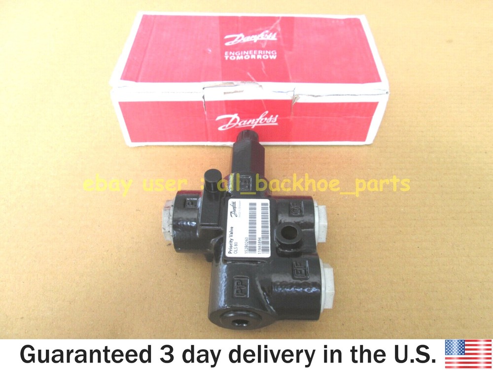 JCB BACKHOE - GENUINE DANFOSS PRIORITY VALVE STEERING (PART # 35/412100)