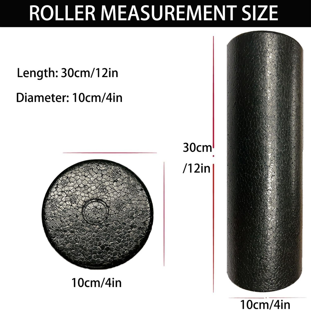 Travel Size Back Roller, High Density Foam Roller for Back Stretching, Physic...