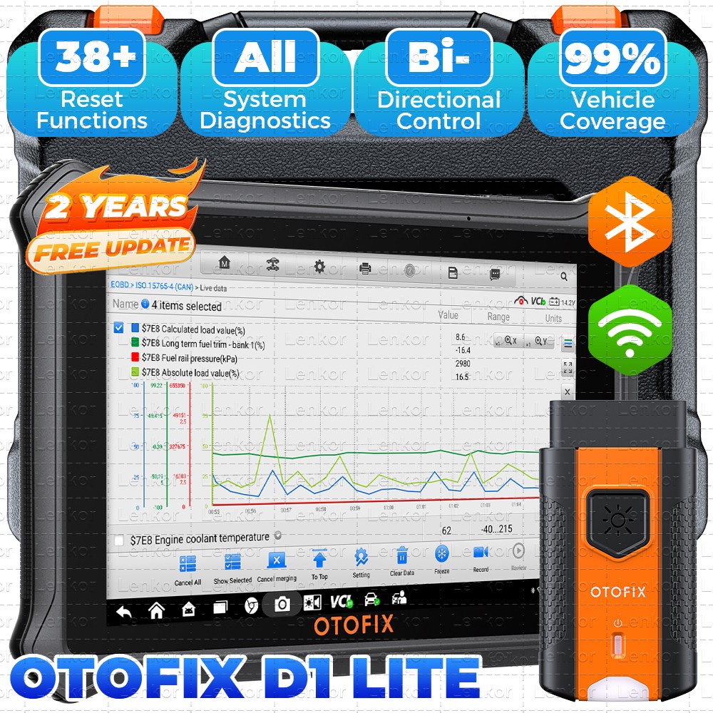 2025 OTOFIX D1 Lite Car Bidirectional Scanner Full System Diagnostic Coding Tool