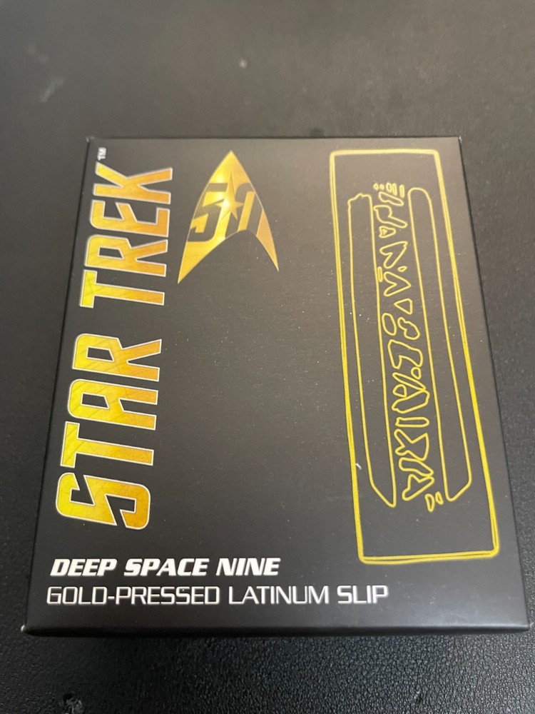 2016 deep space nine gold pressed latinum slip 1 oz silver - Perth Mint