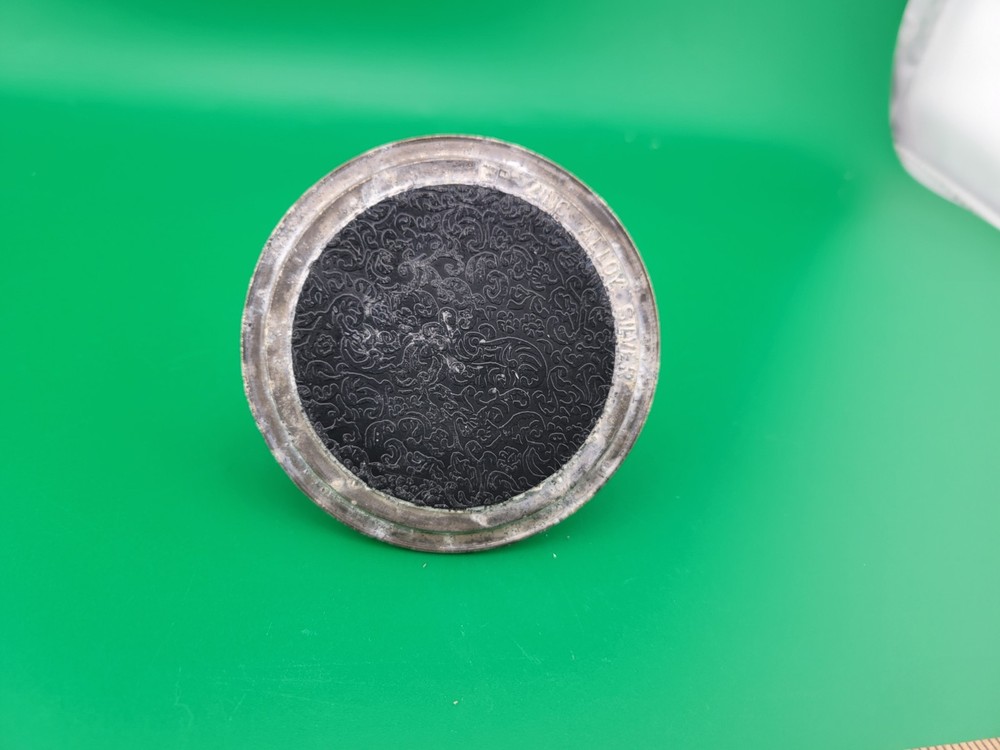 Vintage Plated EP Zinc Silver Swan Trinket Dish Bird Ring Holder Vanity Decor