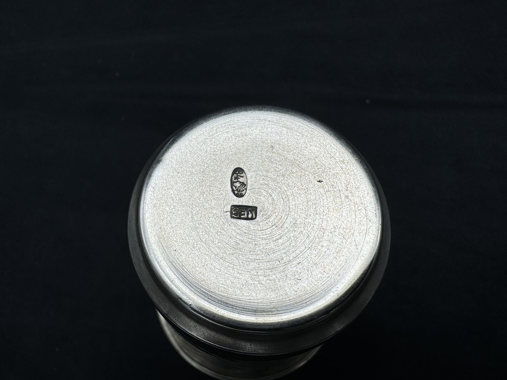 Antique RUSSIAN 84 SILVER HAND ENGRAVED KIDDUSH CUP, 47 grams