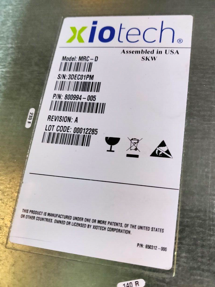 XioTech MRC-D Managed Reliability Controller / MRC-1 / 800994-005 - VGC
