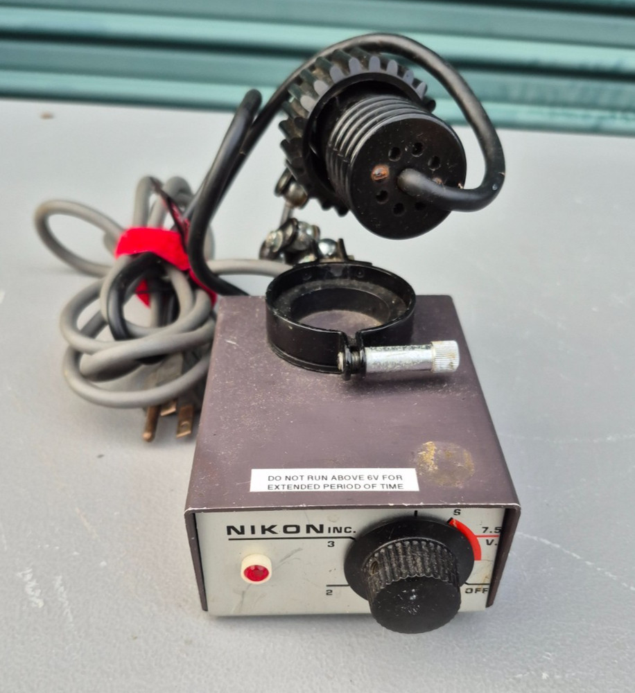 Nikon Solid State Transformer Model 6-20 w/ Lamp Tested