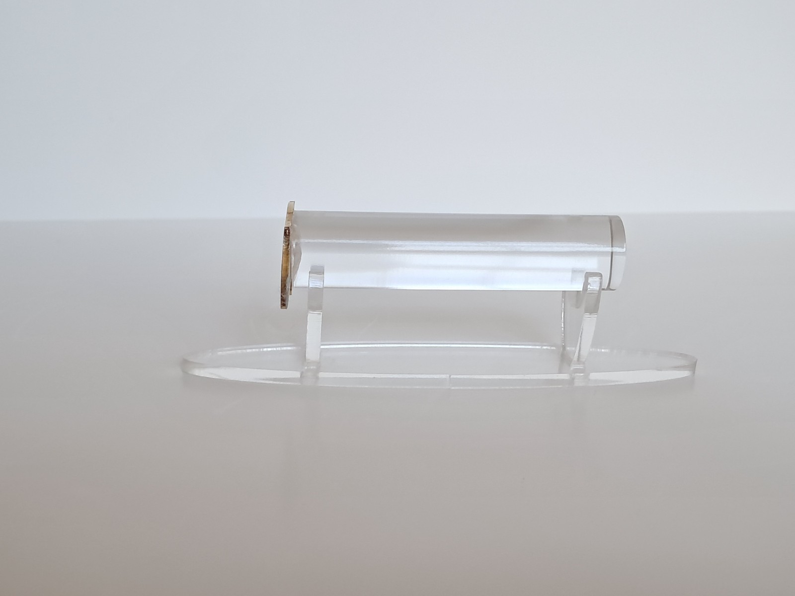 Handgun Firearm Gun Safe Shelf Display Rod - 7/8" POW*MIA Enamel Topper