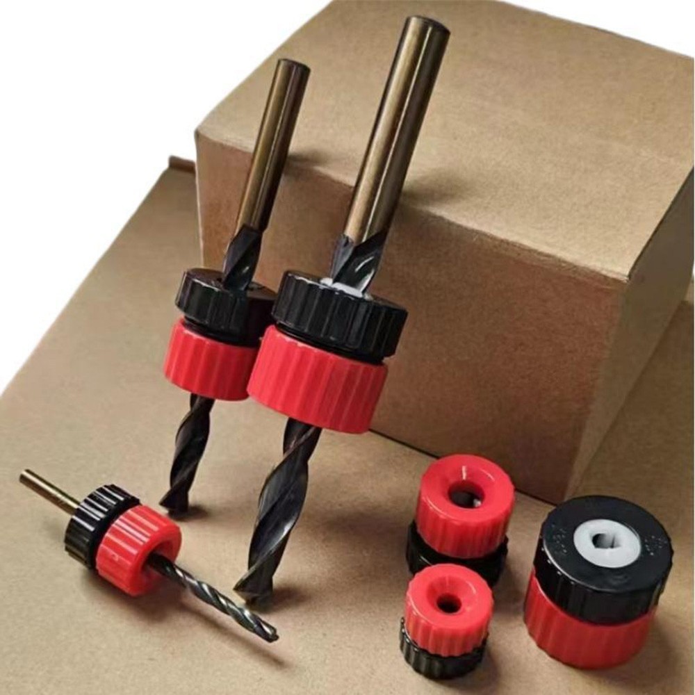Reliable Drill Bit Depth Stop Collar Kit 3pcs Set for Accurate Drilling Depth