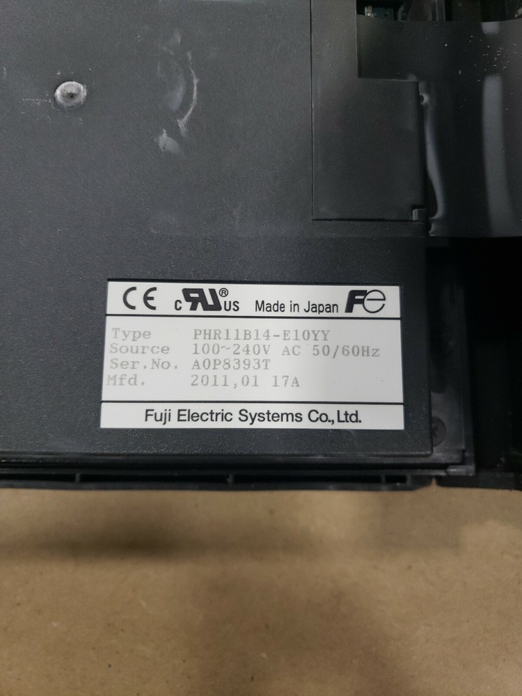 Fuji Electric PHR11B14-E10YY Communicator #19E39A96PR2