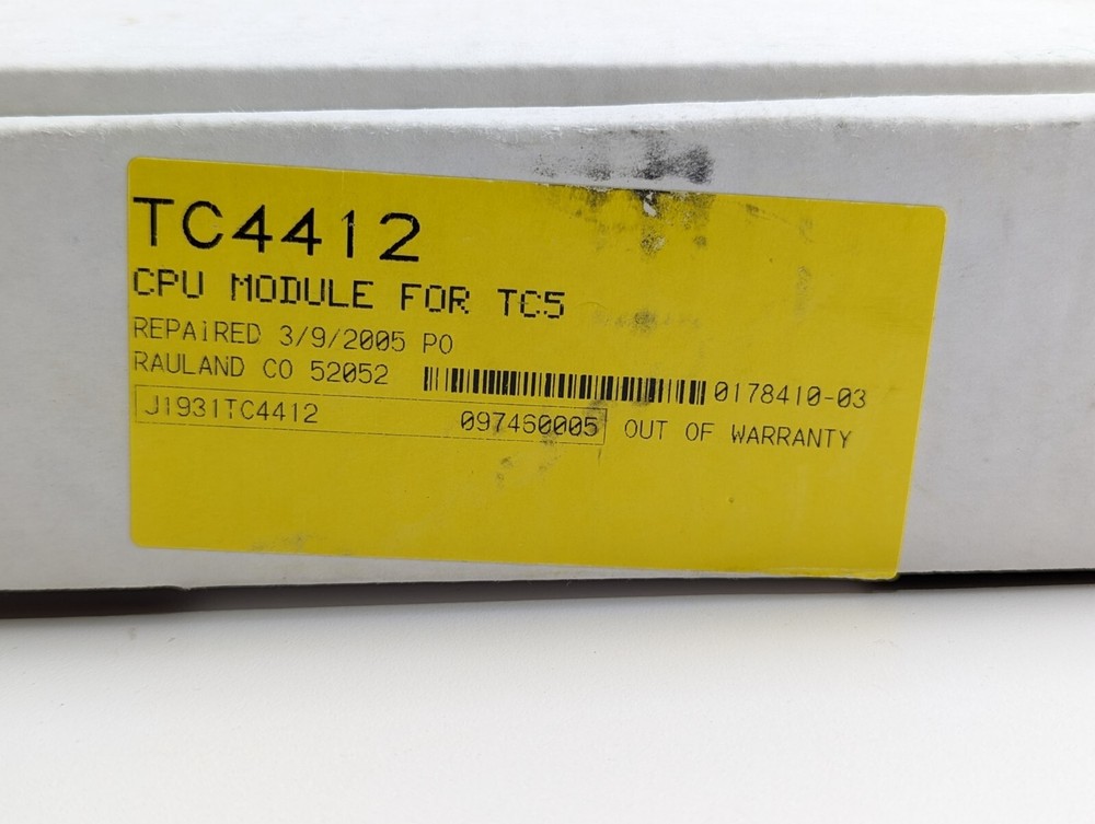 RAULAND BORG TC4412 CPU MODULE FOR TC5