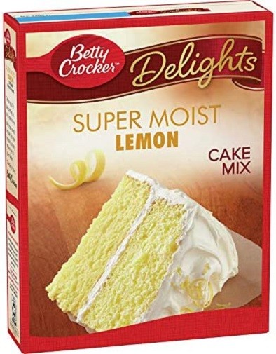 Betty Crocker Super Moist Lemon Cake Mix 2 Pack