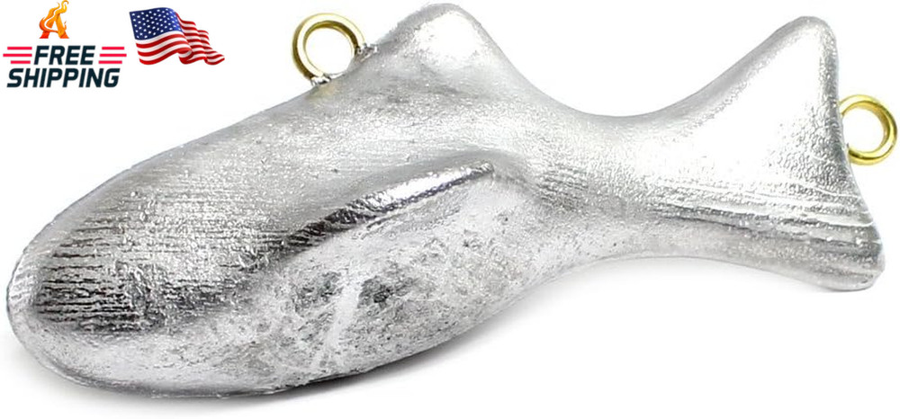 Downrigger Weight | Uncoated Dredge Fish