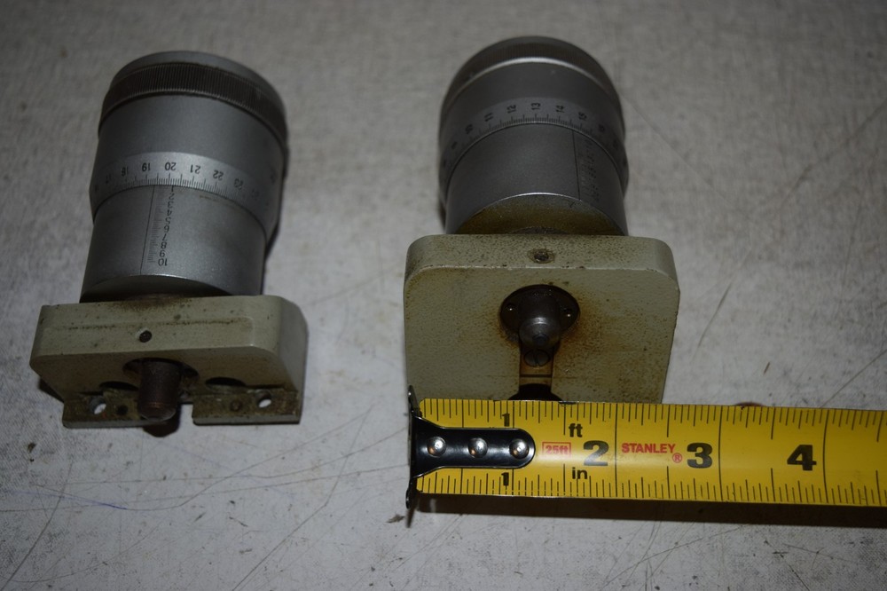JENA Microscope Micrometer Parts Lot of 2