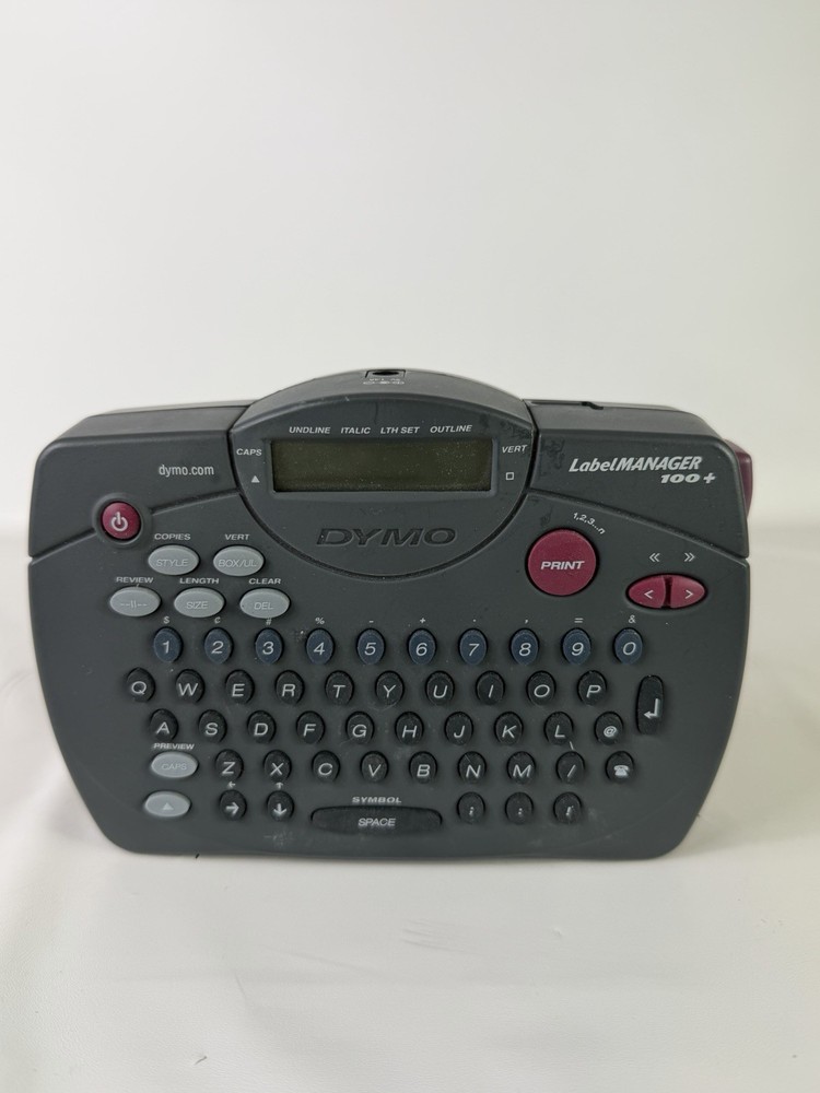 DYMO Label Manager 100+ Thermal Label Maker Tested Works Needs Adapter