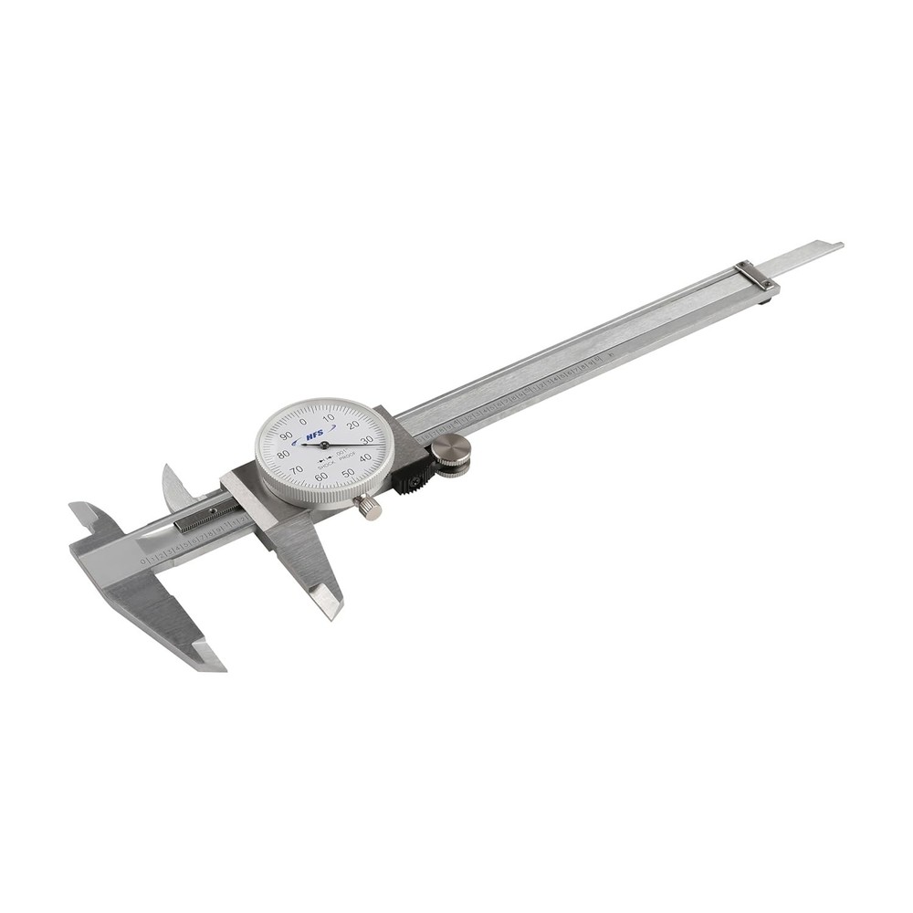 Reliable 0-6" Dial Caliper - 4-Way Measurement & Advanced Shock Proof Design
