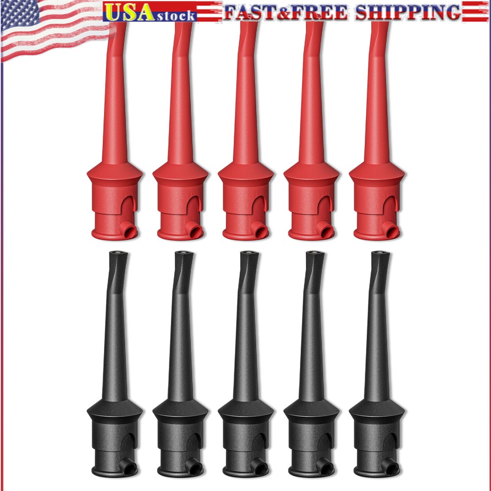 Multimeter Test Hook Clips SMD IC Cable Welding Test Clip for DIY Electronic