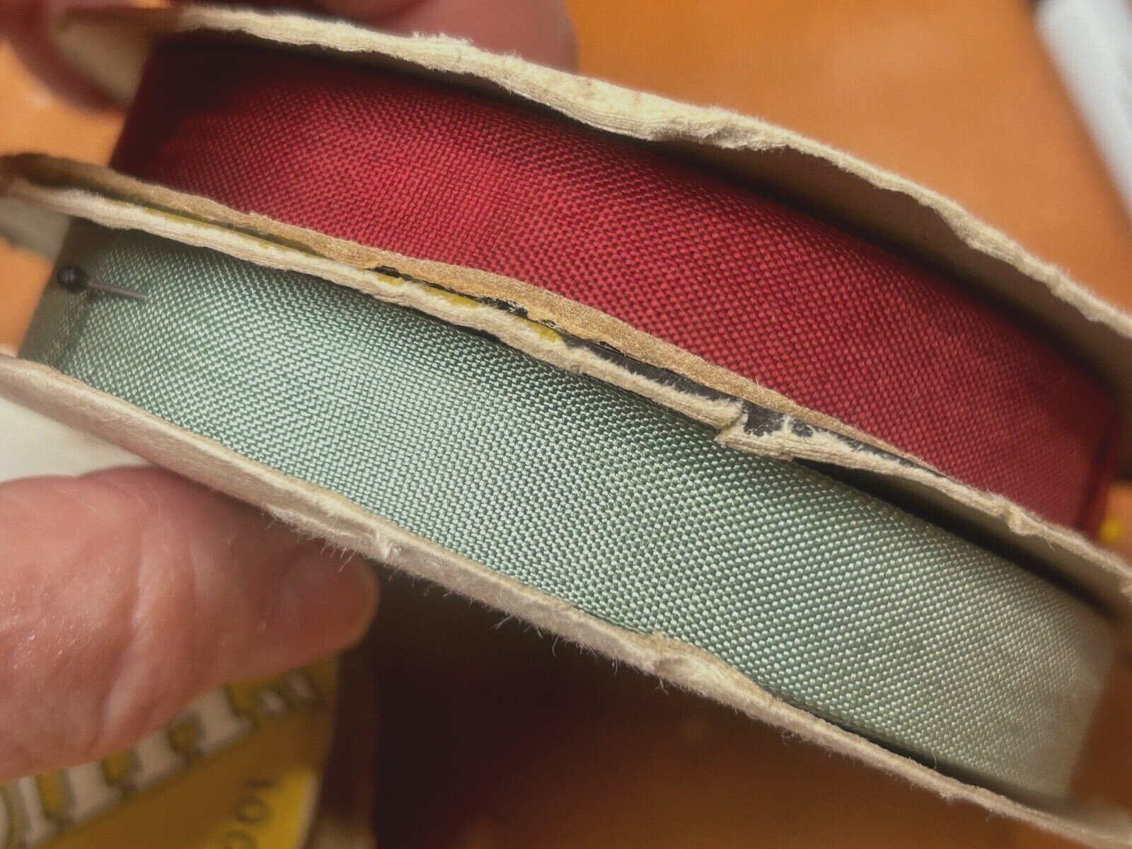 seam binding rayon 1/2" ribbon woven edge 5yds USA assorted