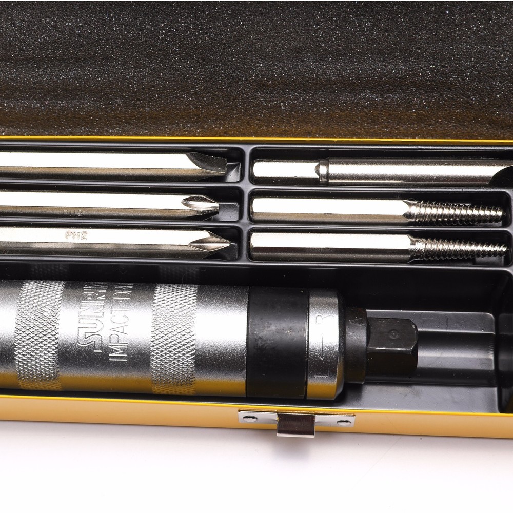 12PCS/Set Impact Screwdriver Kit Heavy Driver Hammer Screw Socket Drive Bit Tool