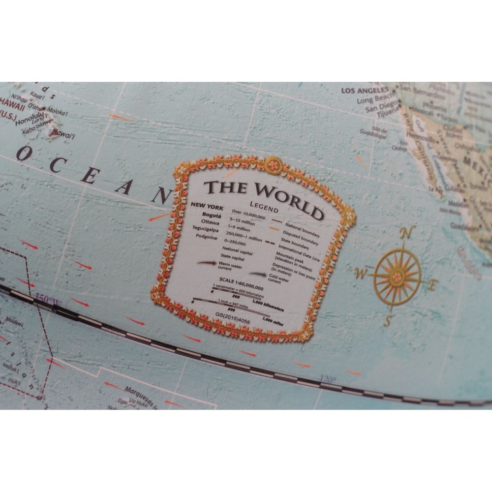 Waypoint Illuminated World Globe 12" Executive Series Globe
