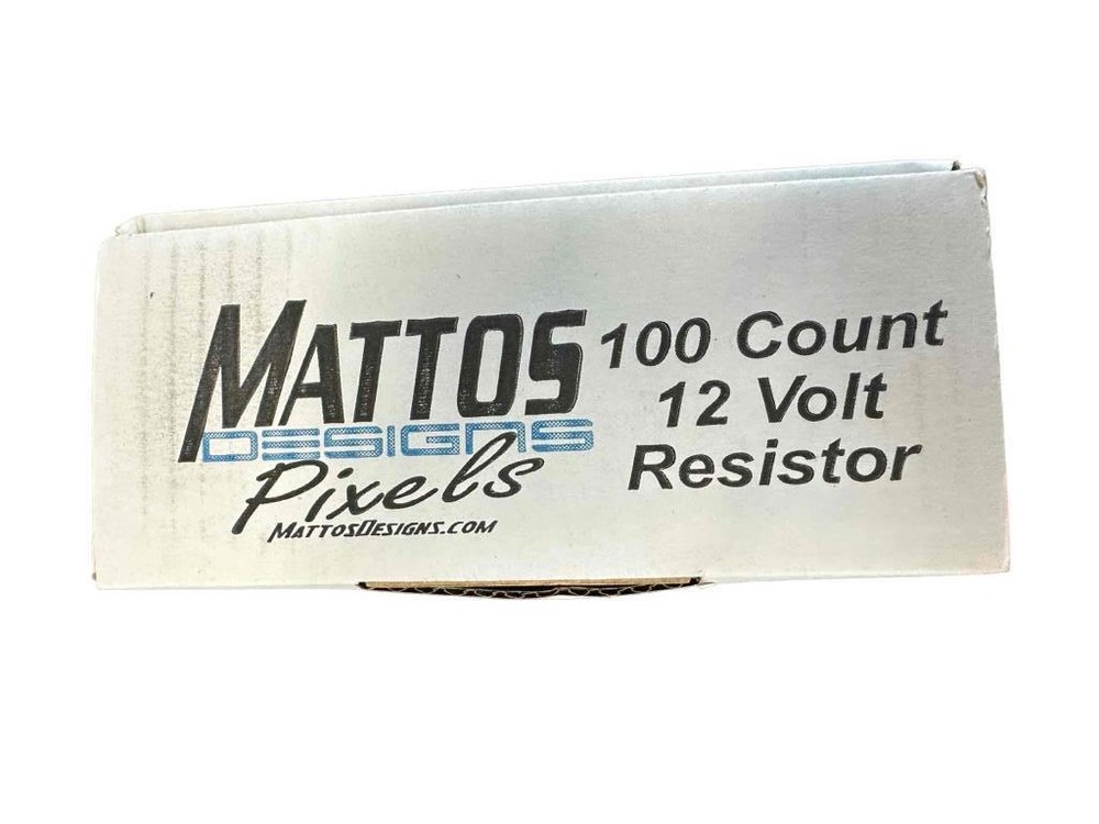 NEW Mattos Designs 100 Count 12 Volt Resistor Pixels
