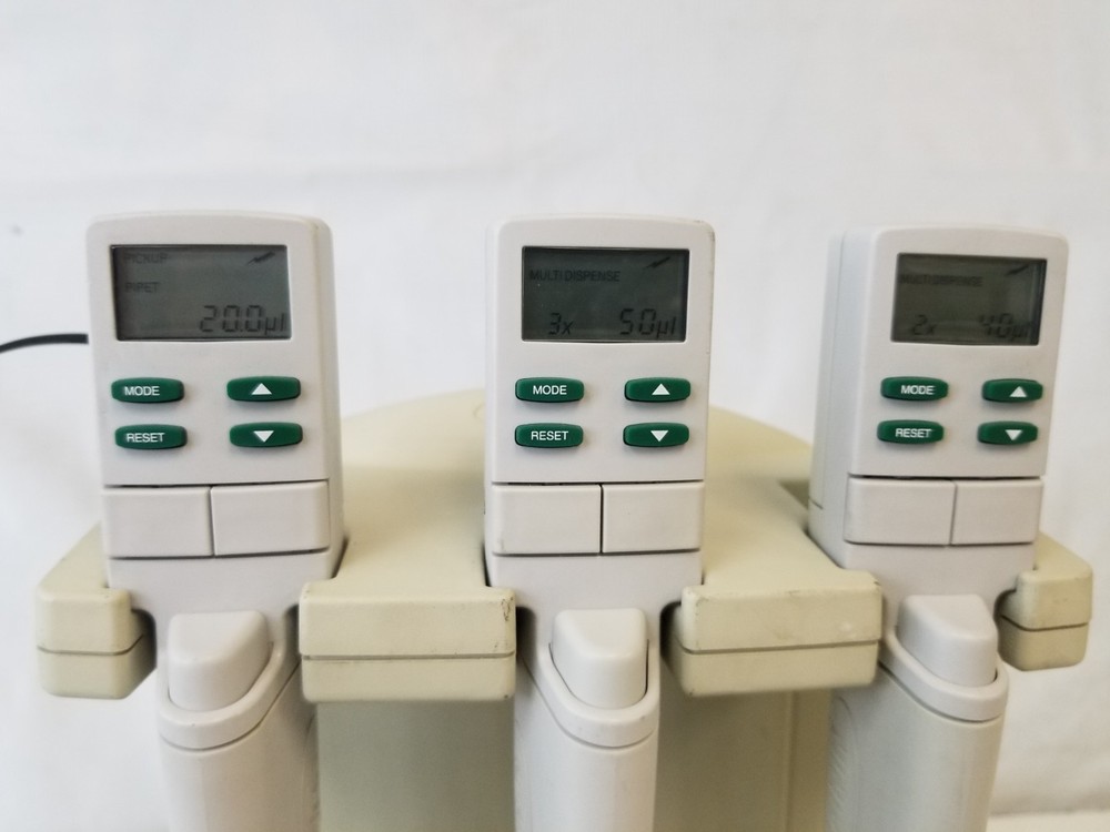 Rainin E3 Rapid Charge Stand + EDP3-Plus Pipettes