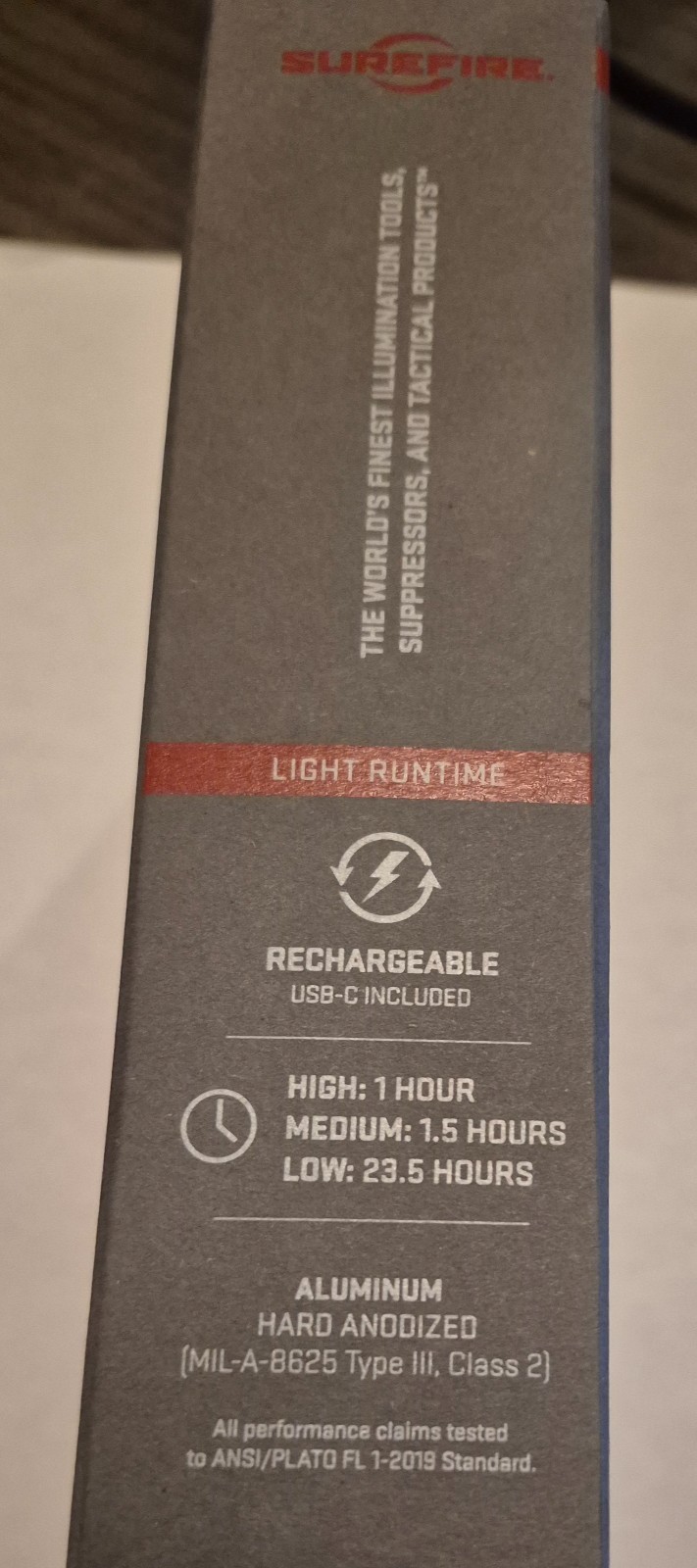 Brand New Surefire Stiletto Pro II Multi-Output LED Flashlight - PLR-C