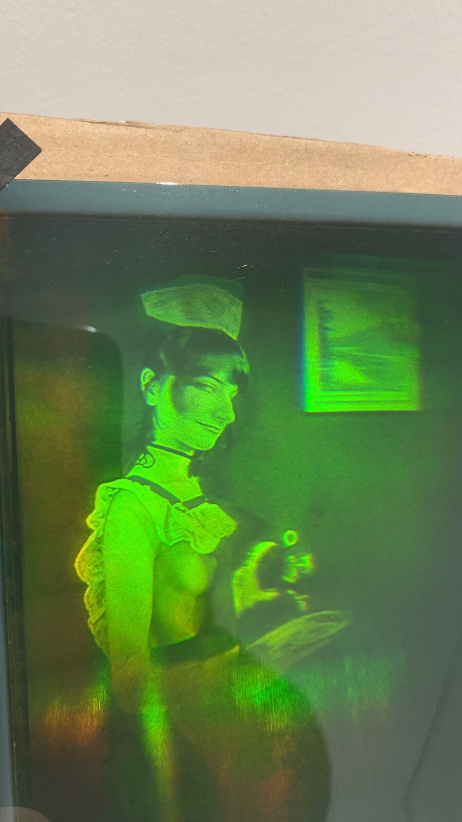 True 3D laser hologram. Casino Royale. Motion hologram