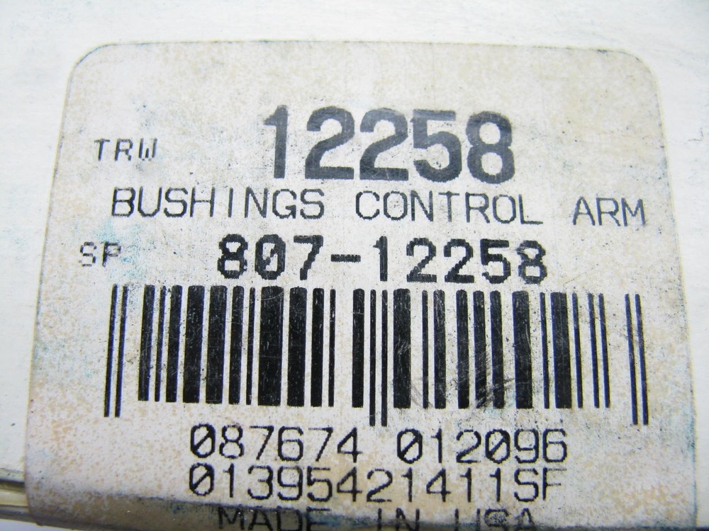 TRW 12258 Front Suspension Lower Control Arm Bushing