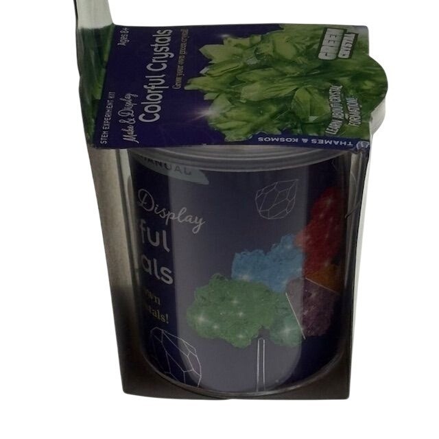 Make & Display Green Crystal Growing Kit DIY Set Thames & Kosmos Science Educate