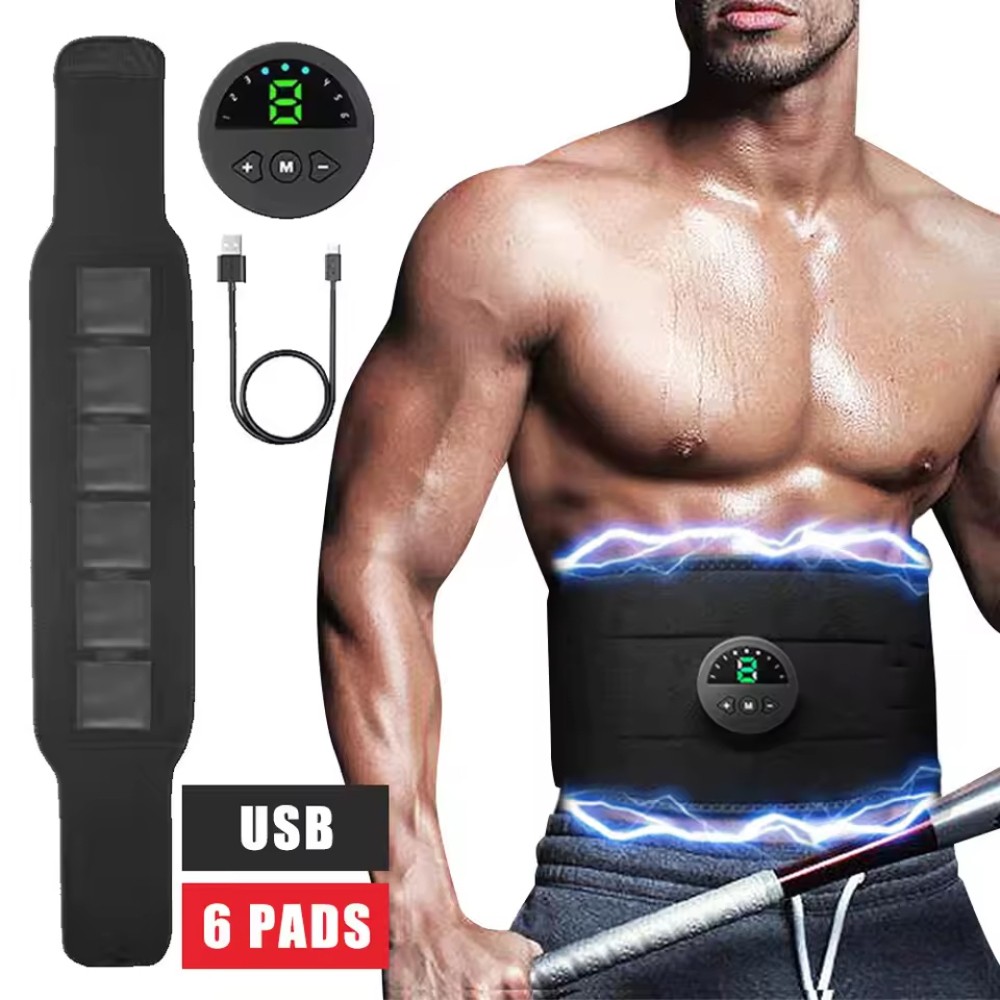 EMS Abdominal Muscle Core Toning Trainer ABS Stimulator Tactical Belly Shaper