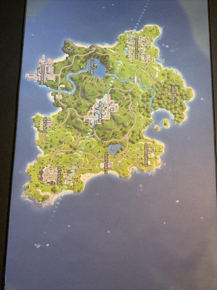 Size L Mouse Pad Fortnite Reload Map