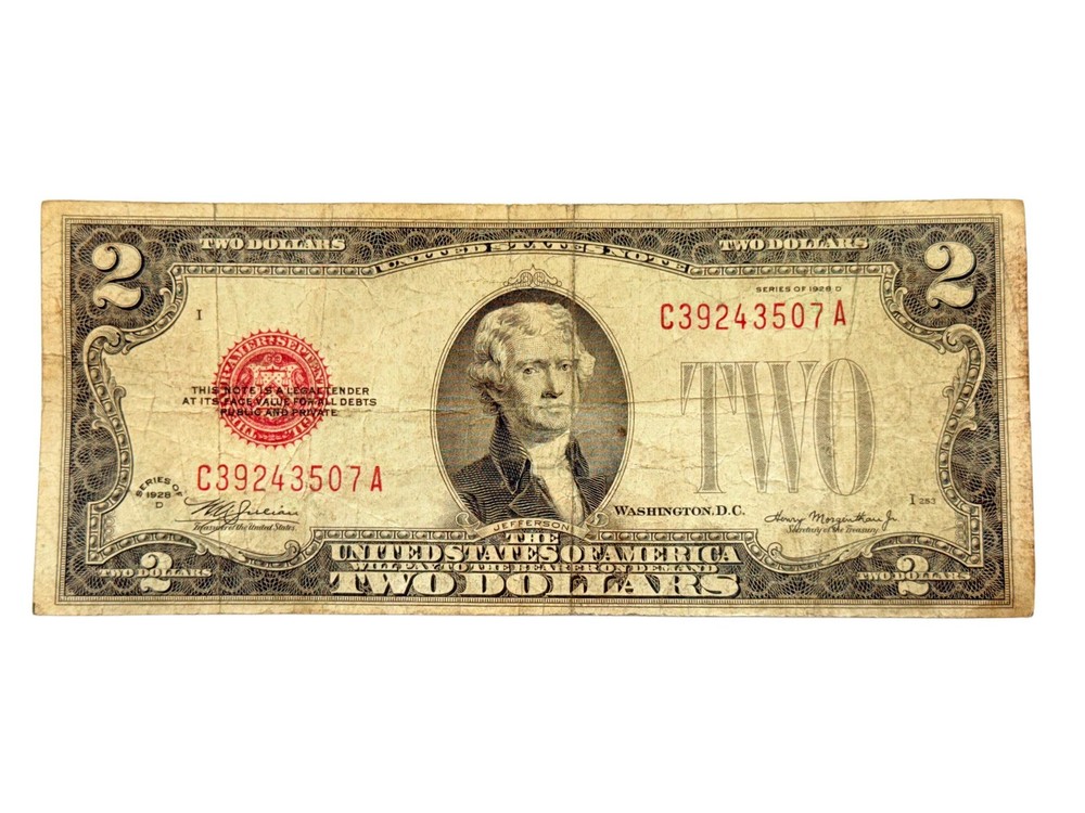 1928-D $2 Legal Tender Note (VG)