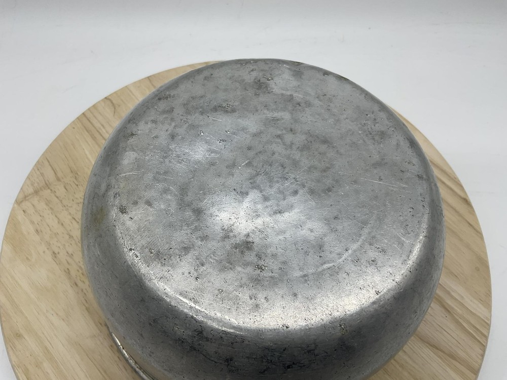 Vintage Aluminum Campfire Pot Kettle Bail Handle Rustic Primitive Cookware