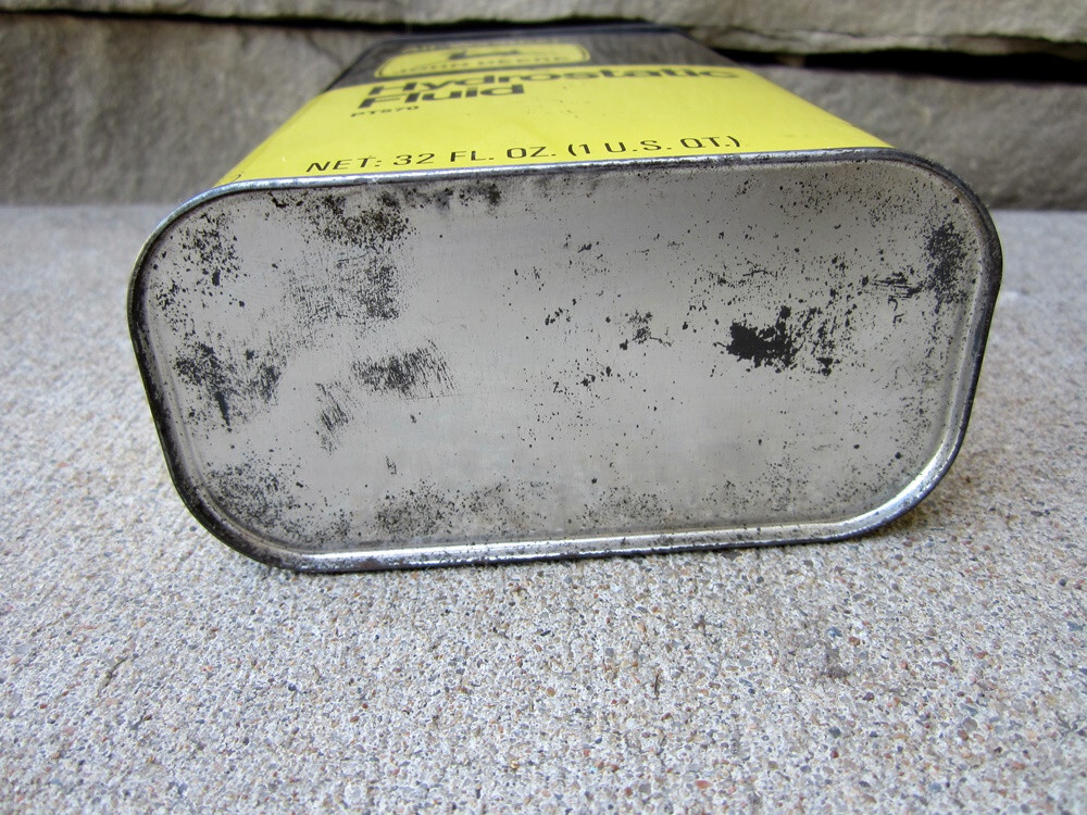 Vintage John Deere PT570 Hydrostatic Fluid Quart Can Partial 32 oz