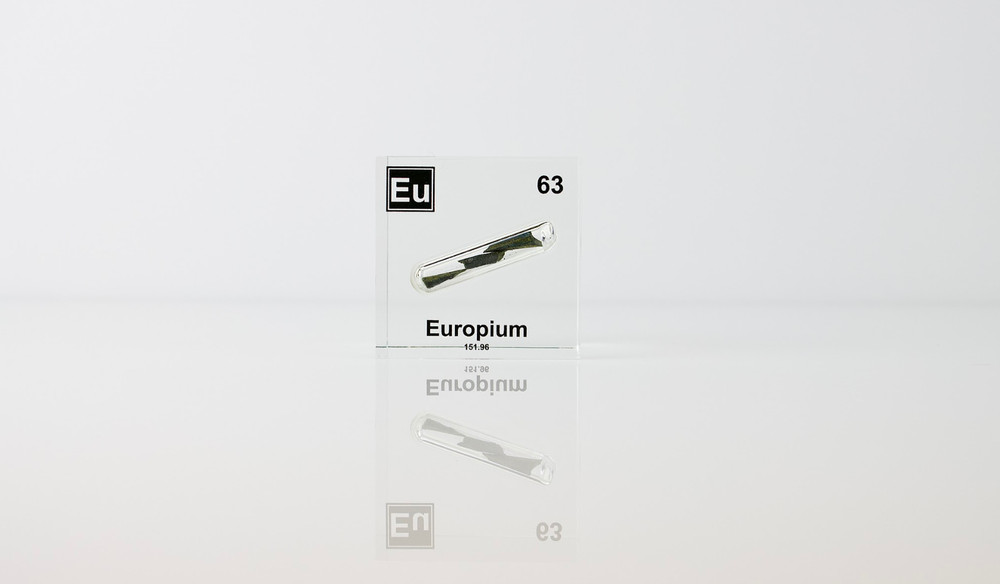 Europium Element Cube