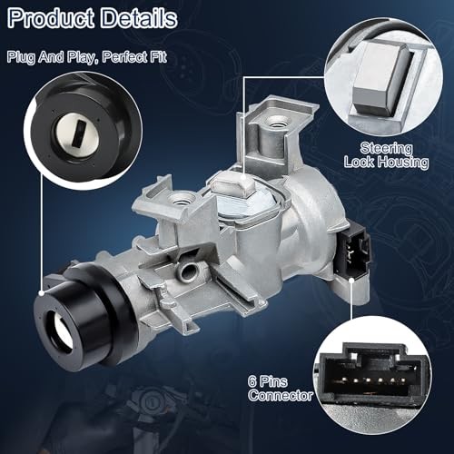 Ignition Assembly - Lock Cylinder Switch & Cylinder Housing & Intelligent