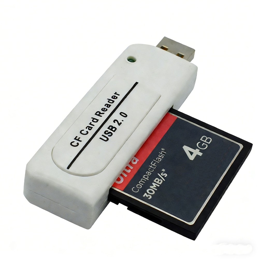 New CF CompactFlash Card Reader High Speed CF Card Writer Adapter USB 2.0