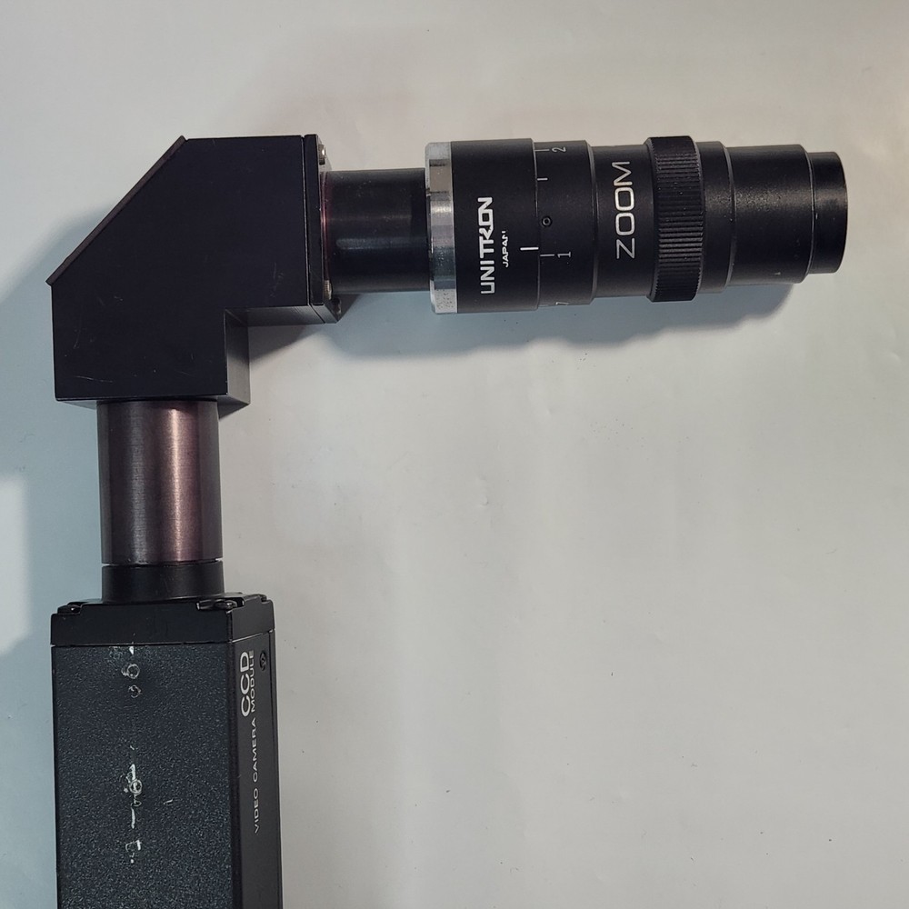Sony XC-77 CCD Video Camera Module/Right-Angle Prism Adapter/Unitron 1:6.5 Lens