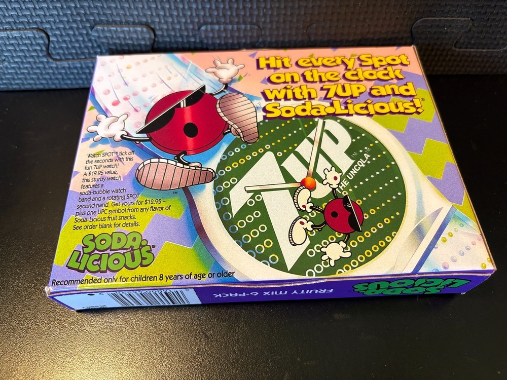 Soda Licious fruit snacks - Empty custom design display box