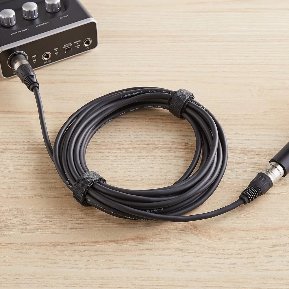 25 Feet Cables De Interconexion Para Cable De Microfono De Xlr Macho A Microfono