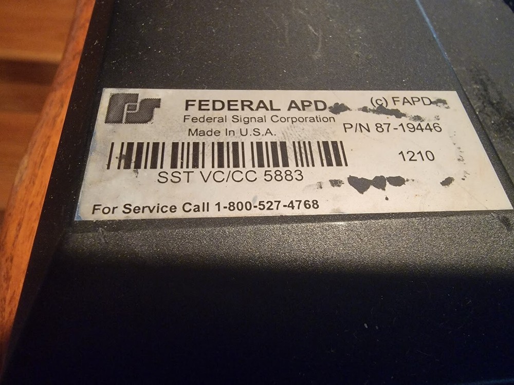 Federal APD SST Omega Controller Ticket Machine