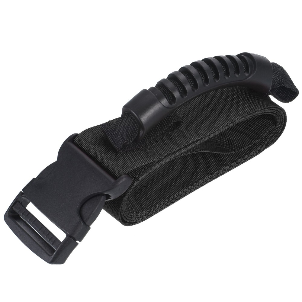 Carrying Strap with Handle Adjustable Nylon Belt for Moving Boxes Black