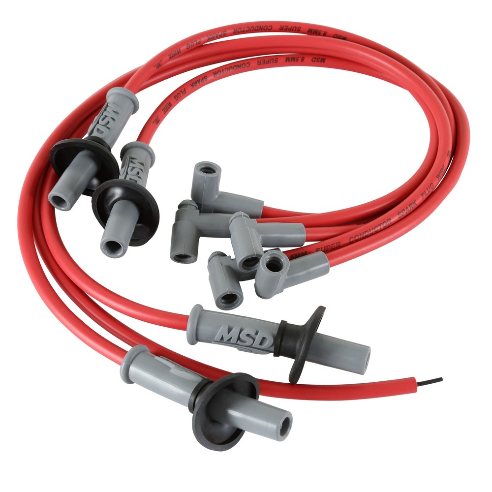 MSD 31939 Super Conductor Spark Plug Wire Set, for use with PN 8485