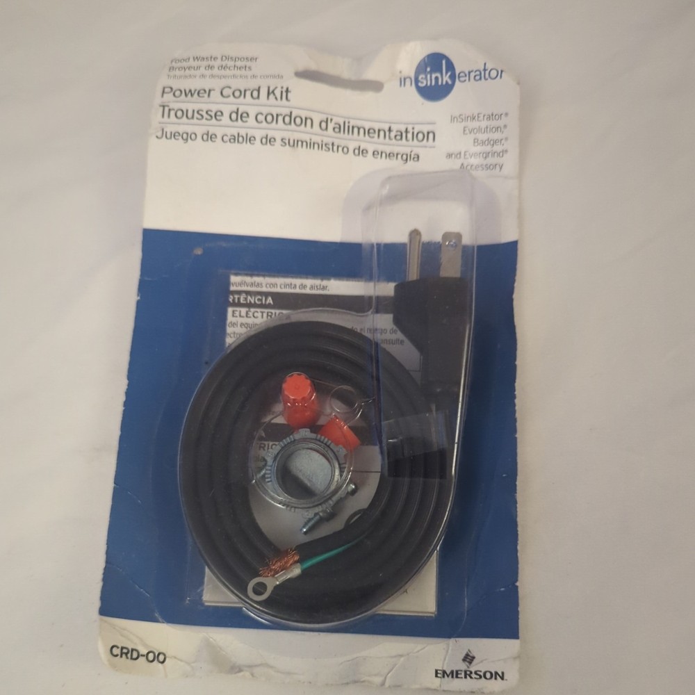 InSinkErator Power Cord Accessory Kit for InSinkErator Garbage Disposals-CRD-00
