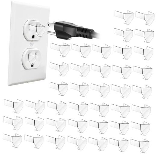 40 Pcs 3 Prong Loose Outlet Plug Fix, Socket Outlet Tightener Insert Snug