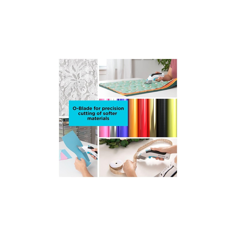 4V MAX Cordless Electric Scissors USB Rechargeable Fabric & Craft Cutting Tool