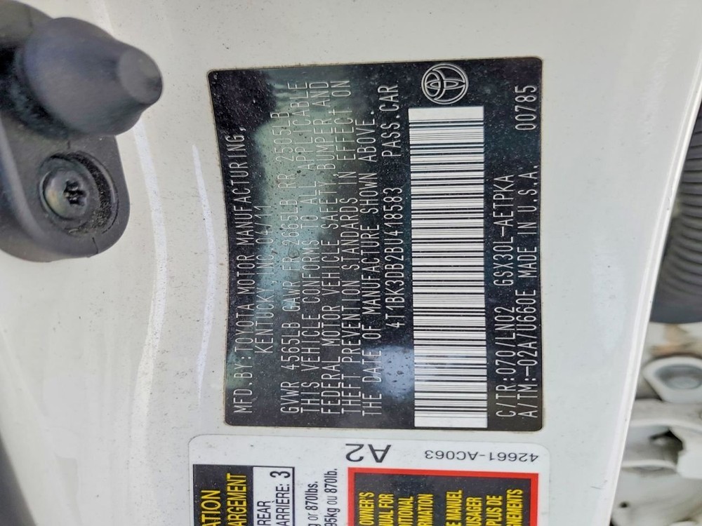 AVALON 2011 Glove Box 5021925